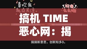 搞机 TIME 恶心网：揭露网络世界的秘密