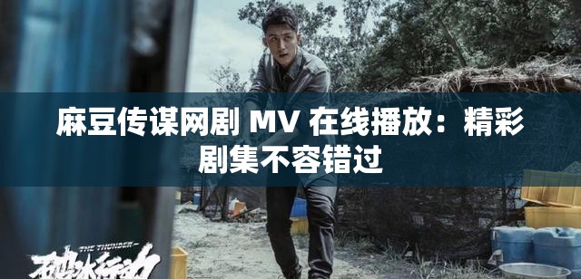 麻豆传谋网剧 MV 在线播放：精彩剧集不容错过