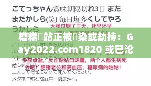 糟糕網站正被汙染或劫持：Gay2022.com1820 或已沦为不法分子温床