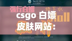 csgo 白嫖皮肤网站：教你如何轻松获取免费皮肤的指南