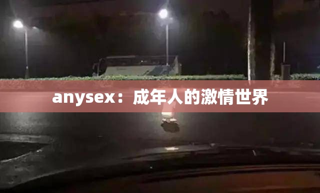 anysex：成年人的激情世界