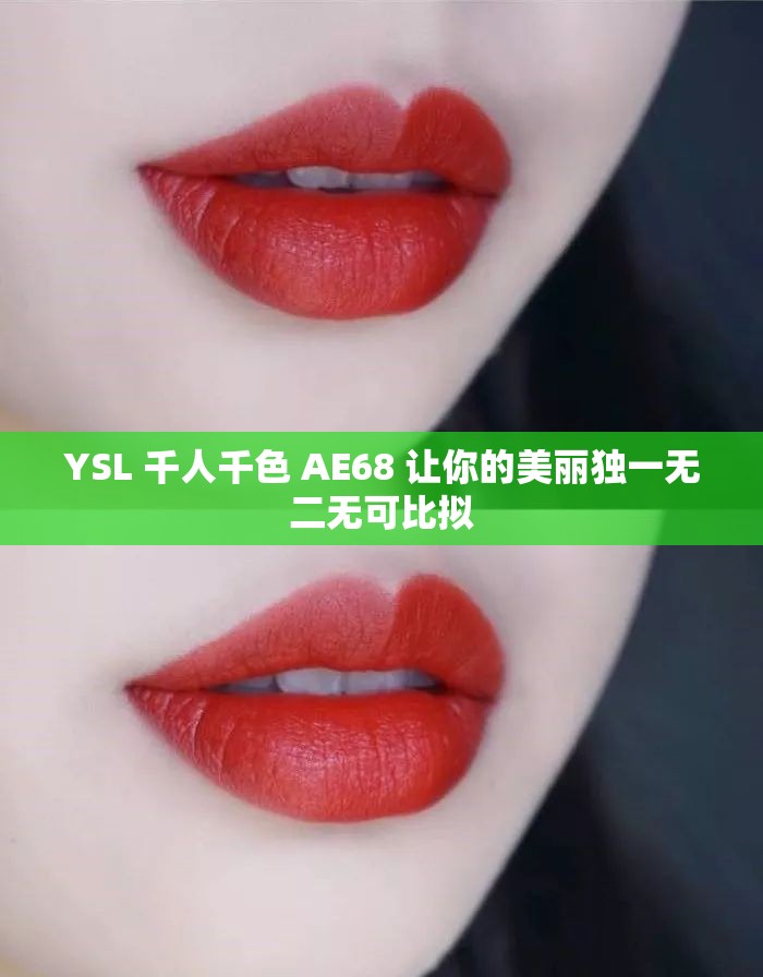 YSL 千人千色 AE68 让你的美丽独一无二无可比拟