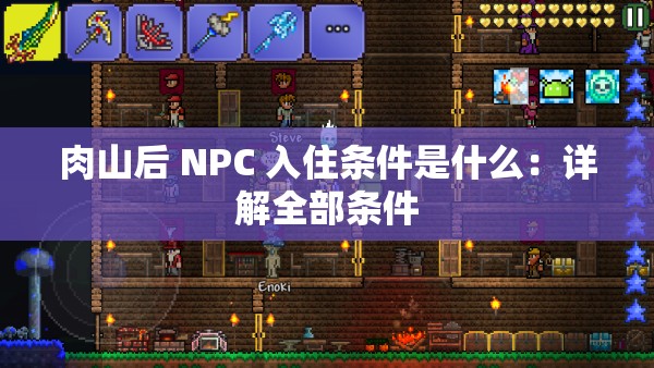 肉山后 NPC 入住条件是什么：详解全部条件