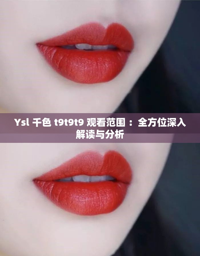 Ysl 千色 t9t9t9 观看范围 ：全方位深入解读与分析