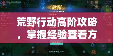 荒野行动高阶攻略，掌握经验查看方法与资源管理的艺术技巧