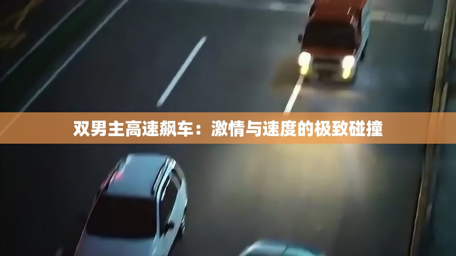 双男主高速飙车：激情与速度的极致碰撞