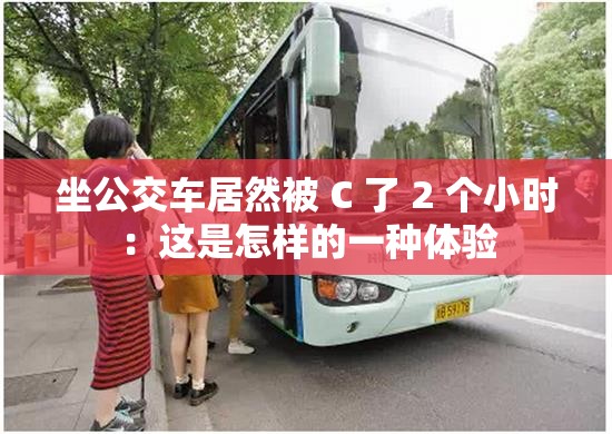 坐公交车居然被 C 了 2 个小时：这是怎样的一种体验