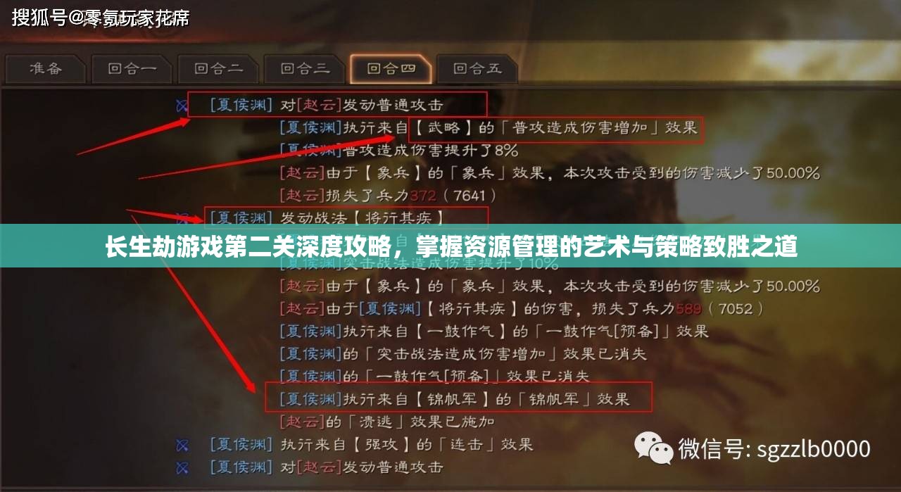 长生劫游戏第二关深度攻略，掌握资源管理的艺术与策略致胜之道