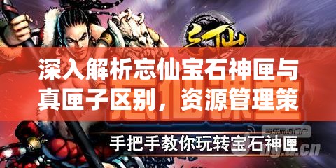 深入解析忘仙宝石神匣与真匣子区别，资源管理策略、高效利用技巧与价值最大化途径