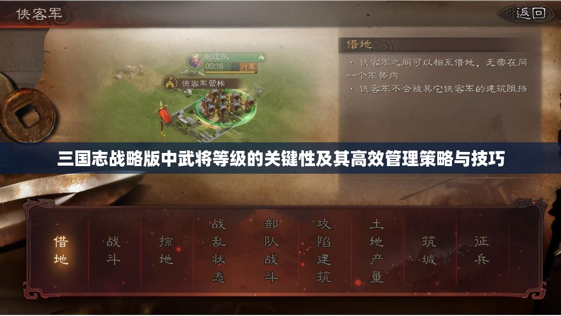 三国志战略版中武将等级的关键性及其高效管理策略与技巧