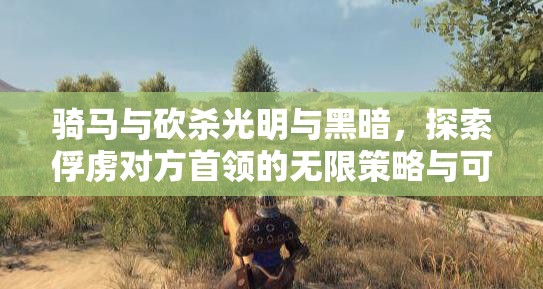 骑马与砍杀光明与黑暗，探索俘虏对方首领的无限策略与可能