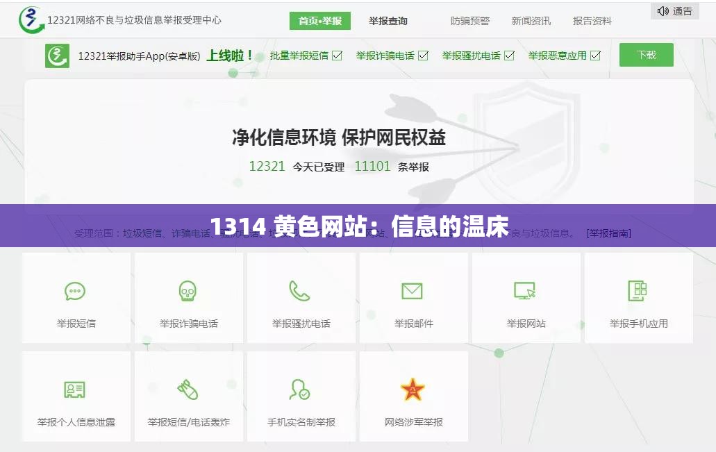 1314 黄色网站：信息的温床