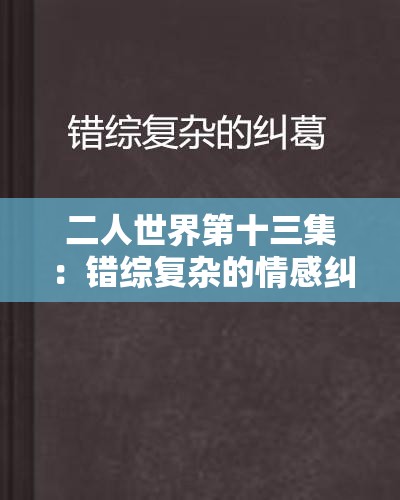 二人世界第十三集：错综复杂的情感纠葛