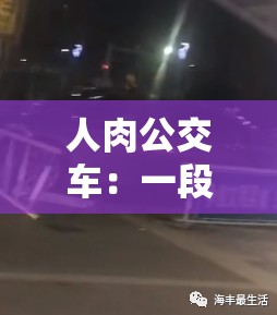 人肉公交车：一段揭示城市交通与人性碰撞的奇特旅程