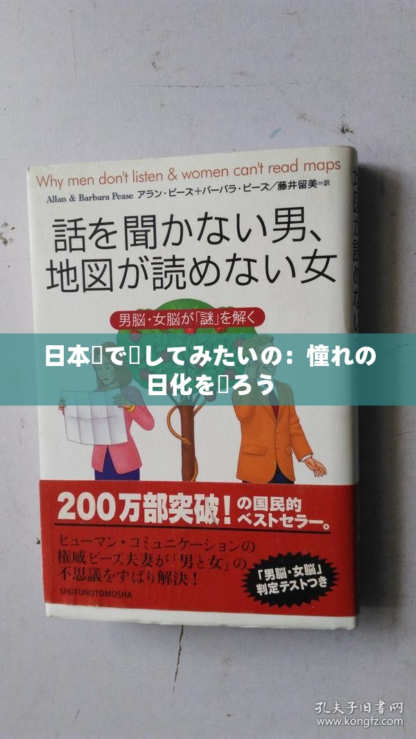 日本語で話してみたいの：憧れの日化を語ろう