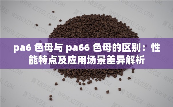 pa6 色母与 pa66 色母的区别：性能特点及应用场景差异解析