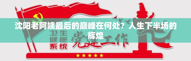 沈阳老阿姨最后的巅峰在何处？人生下半场的辉煌