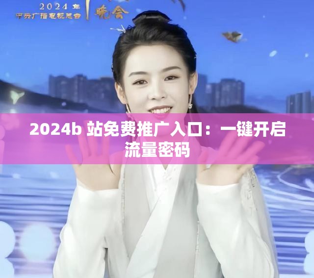 2024b 站免费推广入口：一键开启流量密码