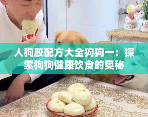 人狗胶配方大全狗狗一：探索狗狗健康饮食的奥秘