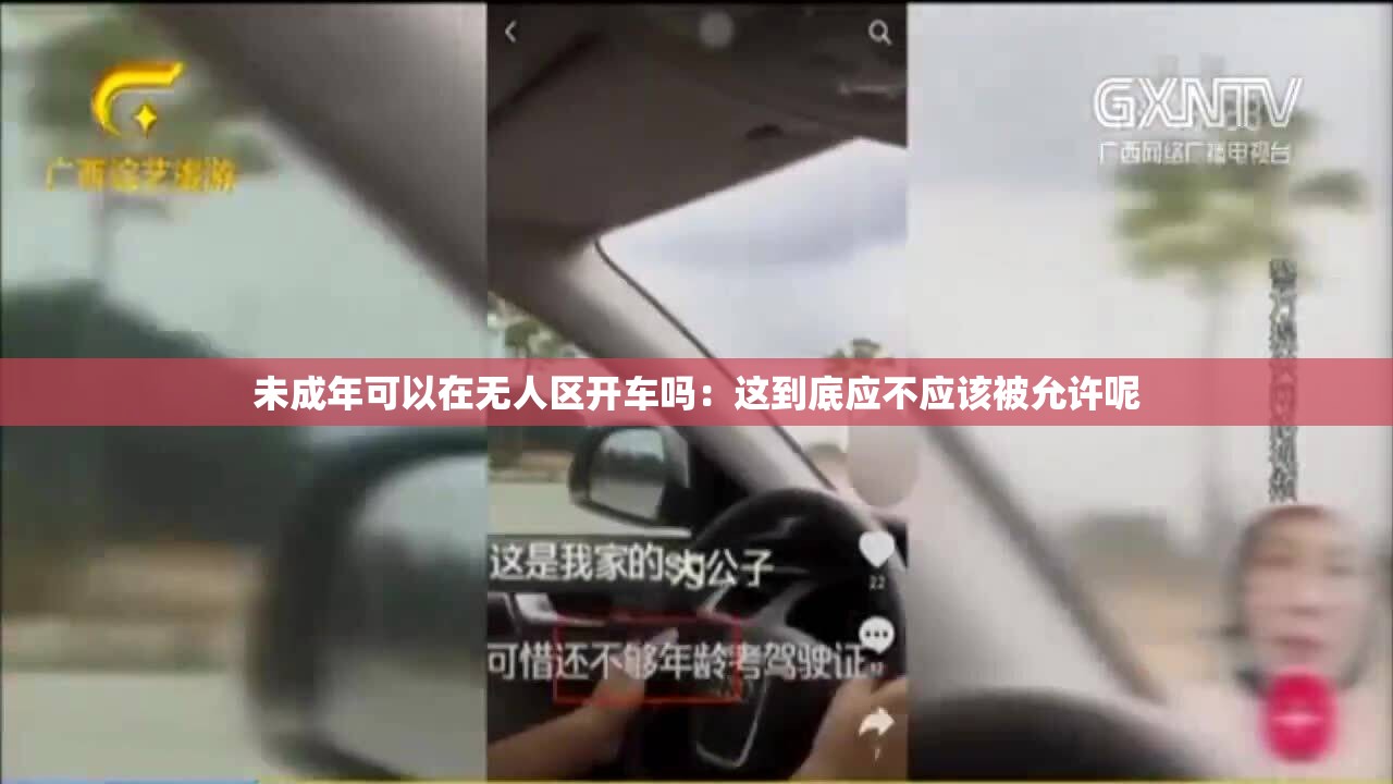 未成年可以在无人区开车吗：这到底应不应该被允许呢