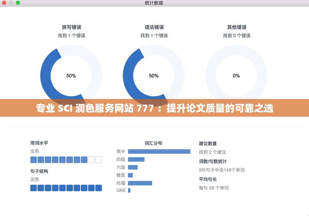 专业 SCI 润色服务网站 777 ：提升论文质量的可靠之选