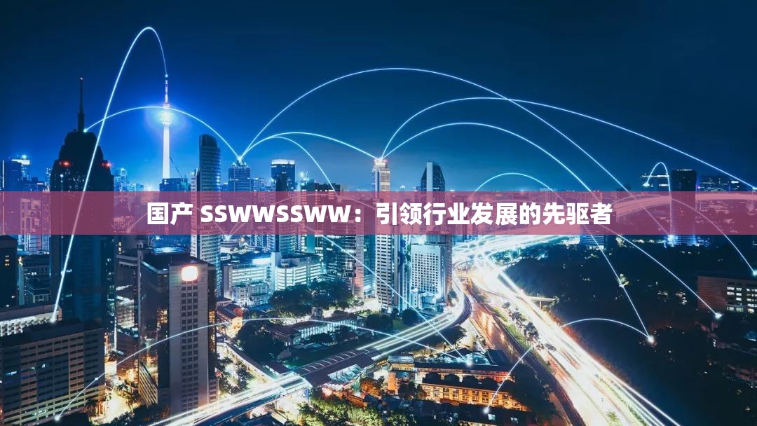 国产 SSWWSSWW：引领行业发展的先驱者