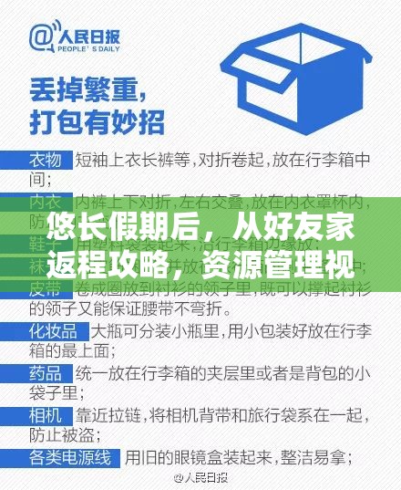 悠长假期后，从好友家返程攻略，资源管理视角下的回家路径与高效策略