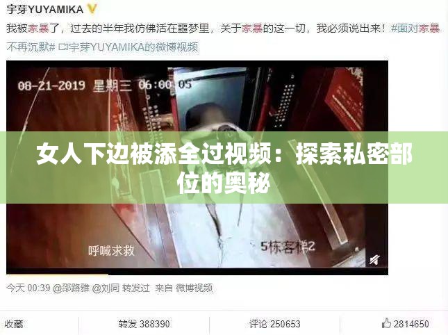 女人下边被添全过视频：探索私密部位的奥秘