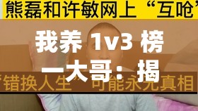 我养 1v3 榜一大哥：揭秘背后不为人知的故事