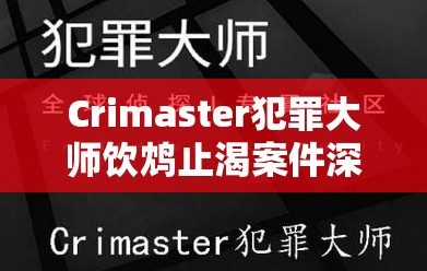 Crimaster犯罪大师饮鸩止渴案件深度解析及高效资源管理艺术探讨