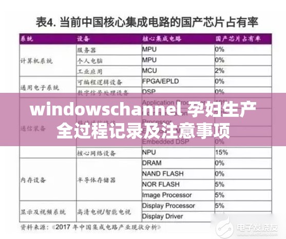 windowschannel 孕妇生产全过程记录及注意事项