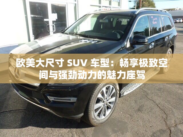 欧美大尺寸 SUV 车型：畅享极致空间与强劲动力的魅力座驾