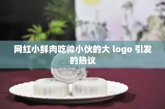 网红小鲜肉吃帅小伙的大 logo 引发的热议