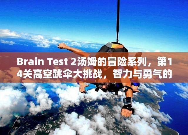 Brain Test 2汤姆的冒险系列，第14关高空跳伞大挑战，智力与勇气的双重考验