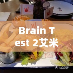 Brain Test 2艾米丽第7关攻略，深度解析汉堡包当午餐的巧妙通关步骤