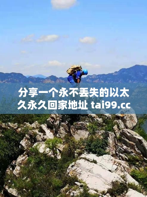 分享一个永不丢失的以太久永久回家地址 tai99.cc- 保存永不迷路