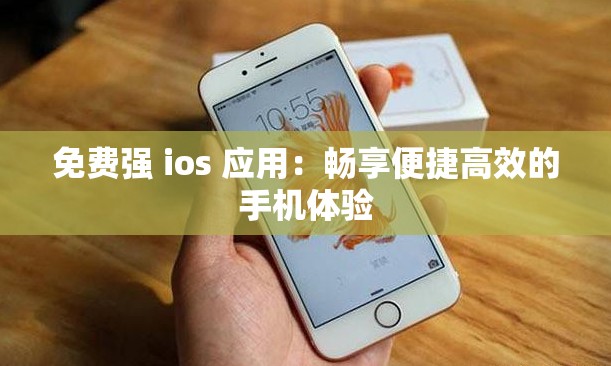 免费强 ios 应用：畅享便捷高效的手机体验