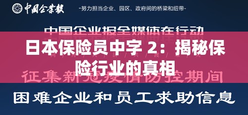 日本保险员中字 2：揭秘保险行业的真相