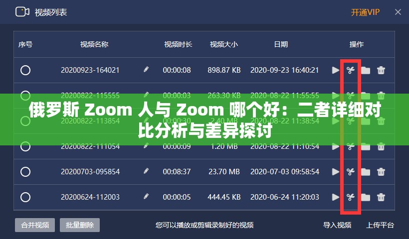 俄罗斯 Zoom 人与 Zoom 哪个好：二者详细对比分析与差异探讨