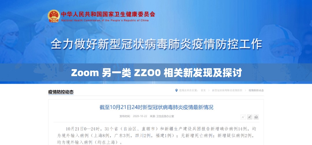 Zoom 另一类 ZZO0 相关新发现及探讨