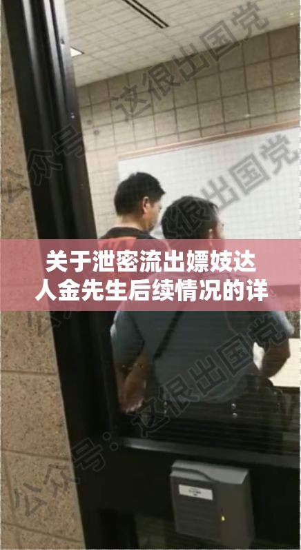 关于泄密流出嫖妓达人金先生后续情况的详细报道