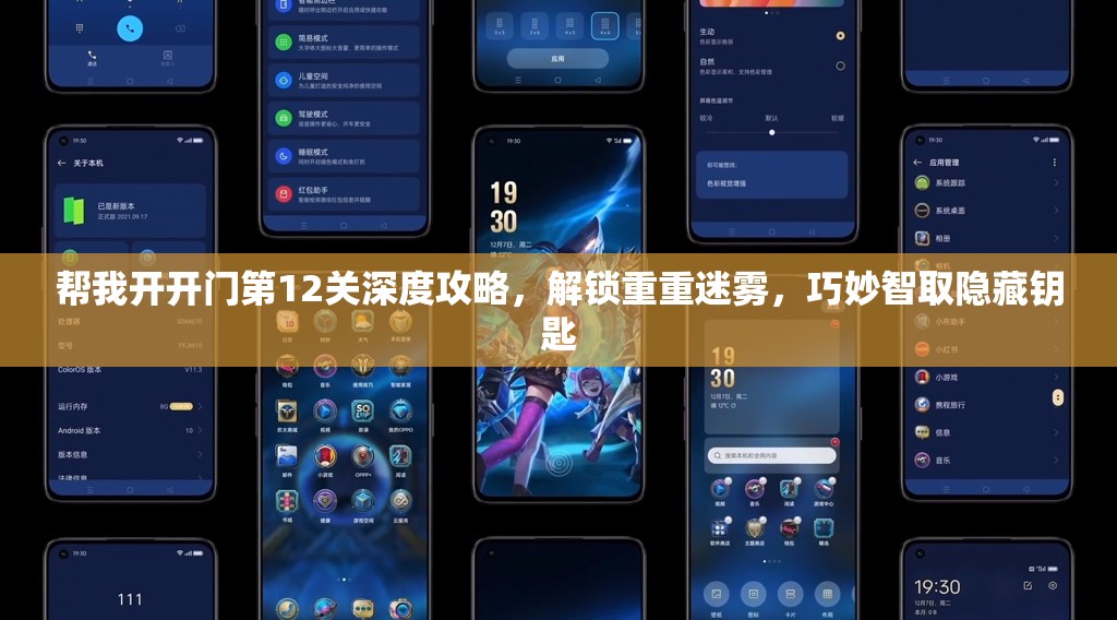 帮我开开门第12关深度攻略，解锁重重迷雾，巧妙智取隐藏钥匙