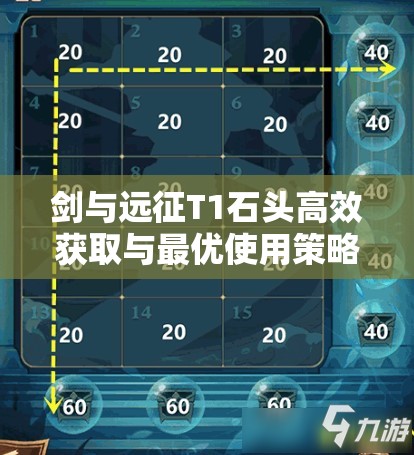 剑与远征T1石头高效获取与最优使用策略，深度解析资源管理对价值最大化的重要性