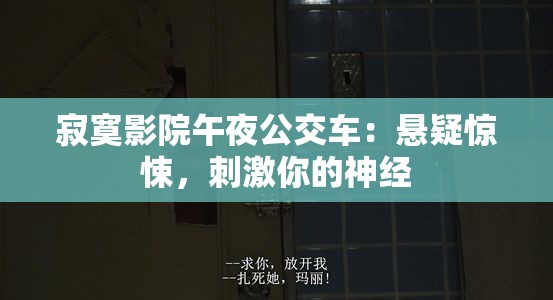 寂寞影院午夜公交车：悬疑惊悚，刺激你的神经