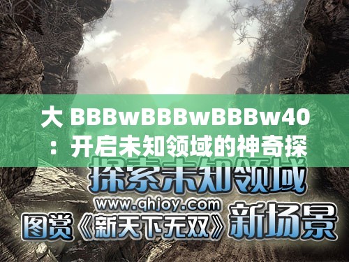 大 BBBwBBBwBBBw40 ：开启未知领域的神奇探索之旅