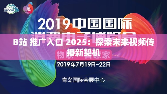 B站 推广入口 2025：探索未来视频传播新契机