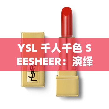 YSL 千人千色 SEESHEER：演绎独特魅力的时尚之选