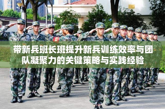 带新兵班长班提升新兵训练效率与团队凝聚力的关键策略与实践经验