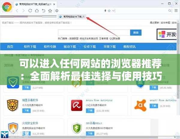 可以进入任何网站的浏览器推荐：全面解析最佳选择与使用技巧