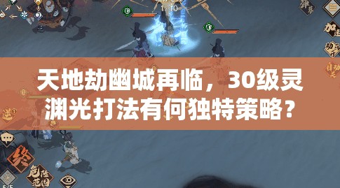 天地劫幽城再临，30级灵渊光打法有何独特策略？深度揭秘等你来探！